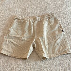 Birdwell Men's Tan Flat Front Shorts / M